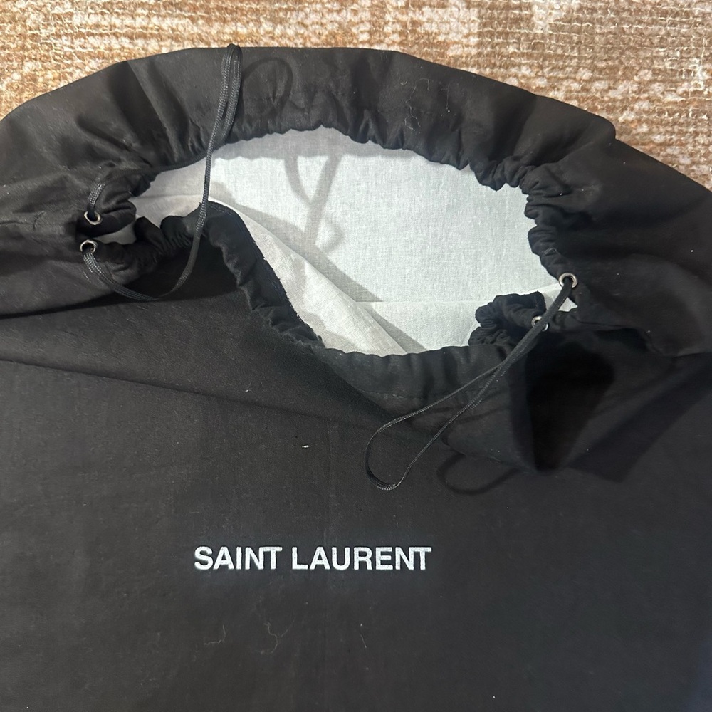Saint Laurent Black Dust Cover 22 x 24 - Picture 3 of 4